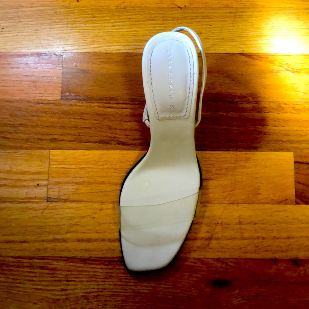Zara Sandals With Clear Strap